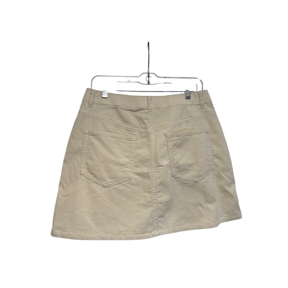 UNIQLO Corduroy Mini Skirt Beige L - Picture 7 of 7